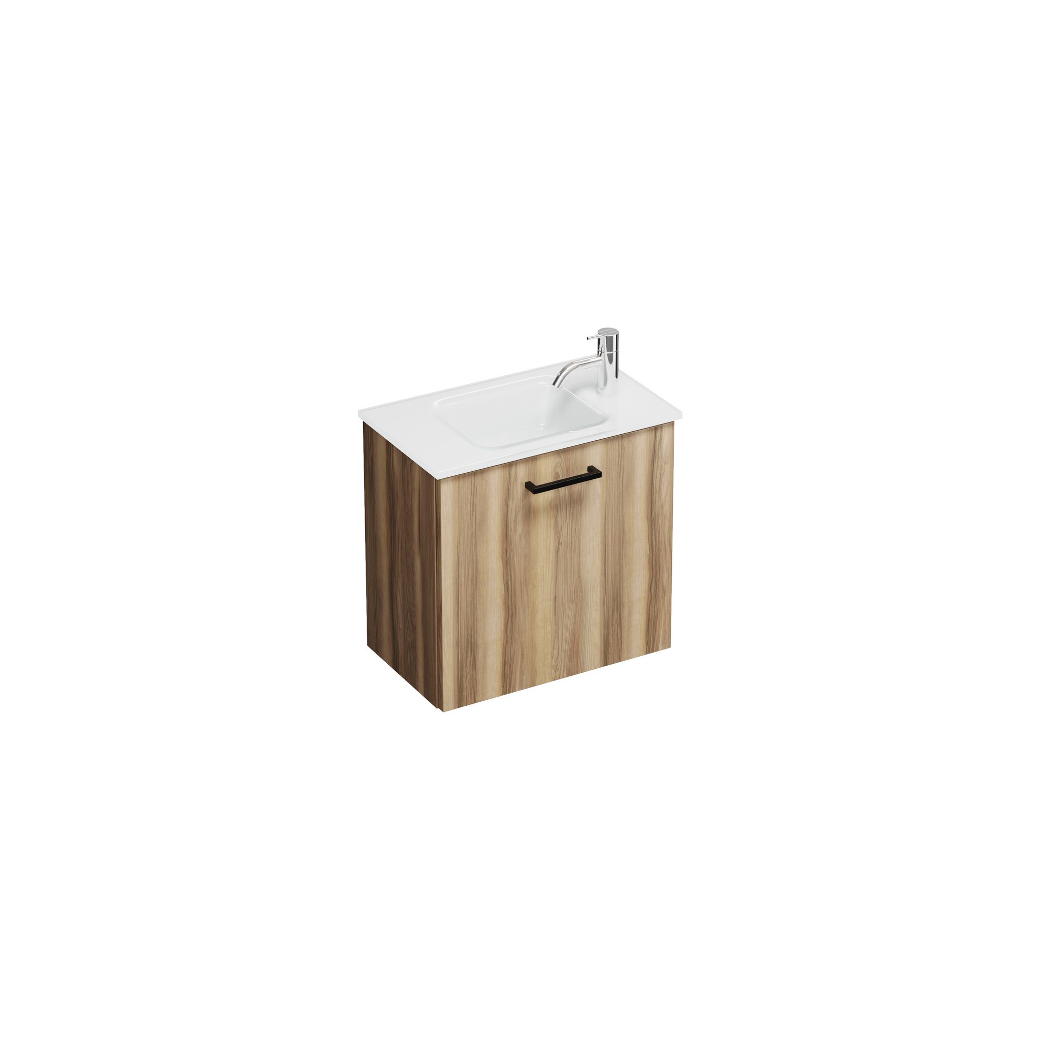 Burg Eqio Glas-wt+wt-unterschrank Frassino Dekor Cappuccino/weiß Gr0234