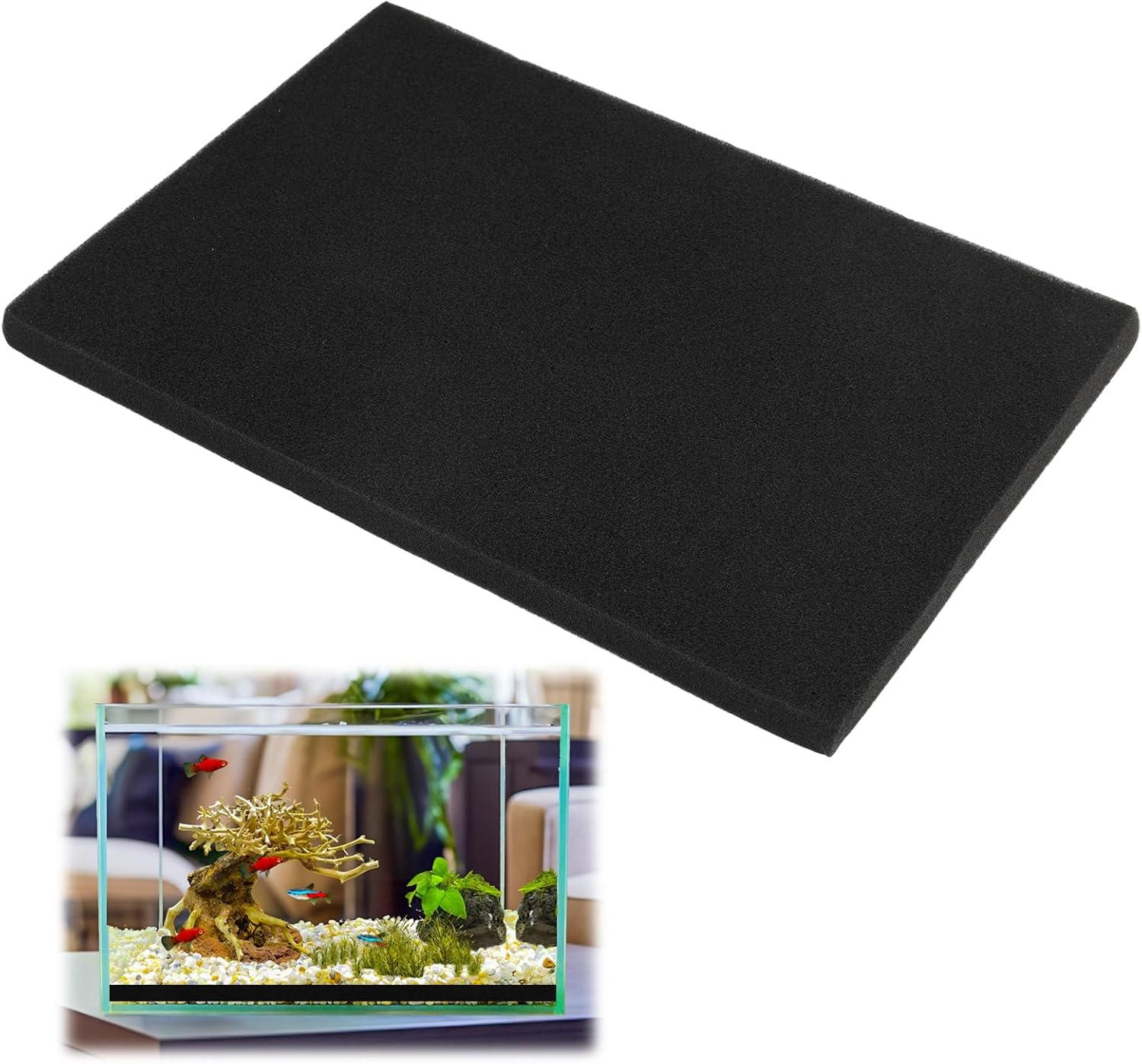 Schaumstoff-luftfilter 300 × 210 Mm, 15 Mm Dick, 60 Ppi Polyurethan-filterplatte, Zuschneidbar, Universell Einsetzbar Für Motorräder, Belüftung, Maschinen