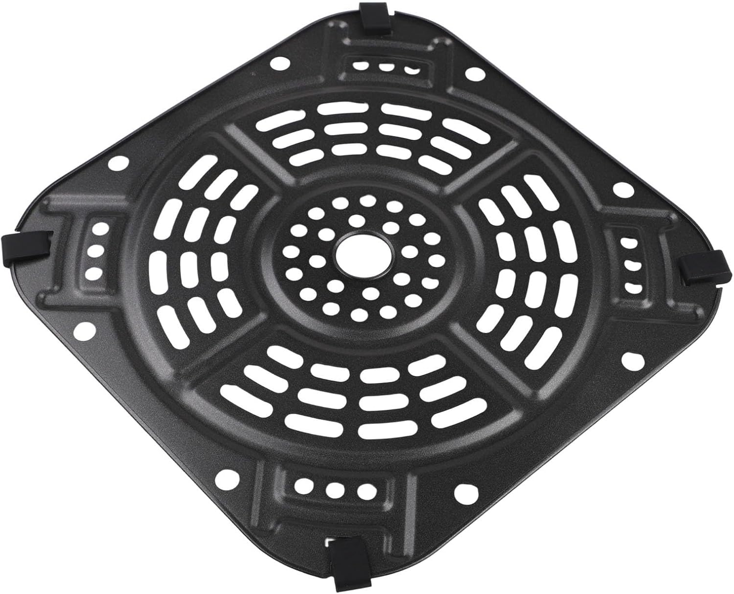 Ersatztablett Für Die Luftfritteuse, 21,5 X 21,5 Cm, Antihaftbeschichteter, Quadratischer Kochkorb, Kompatibel Mit Der 2qt Af141 Luftfritteuse, Leicht Zu Reinigendes Zubehör Für Den Außenbereich