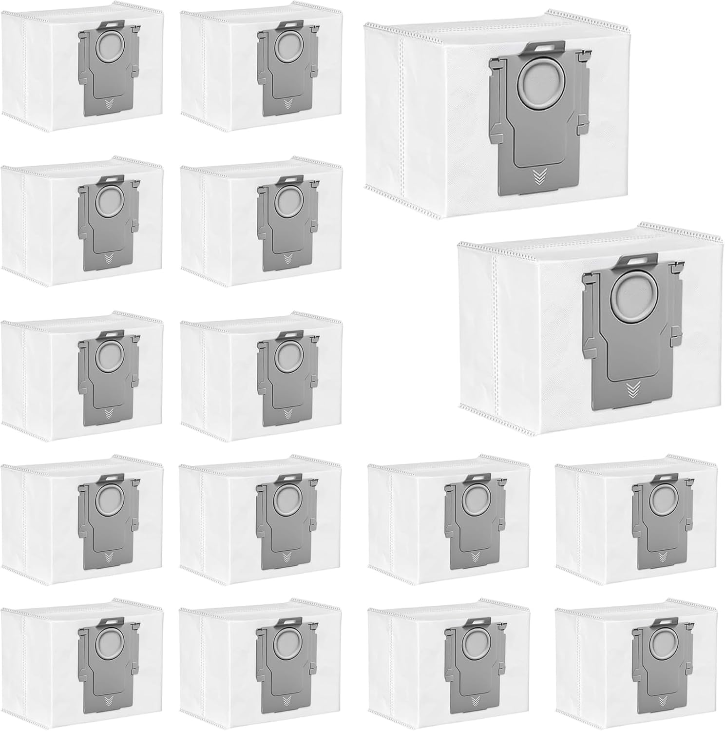 16 Staubbeutel Für Roborock S7 Max Ultra/s8/qrevo Curvx/q7/q10/q5 Pro+/s7 Maxv Ultra, Großes 3,2-liter-fassungsvermögen, 4-lagige Hepa-filterung