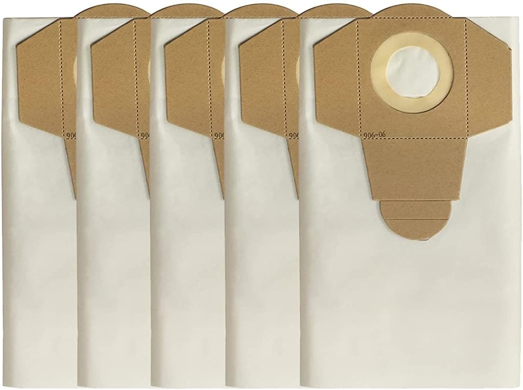 5er-pack Universal-staubbeutel Für Nass- Und Trockensauger – 20 L