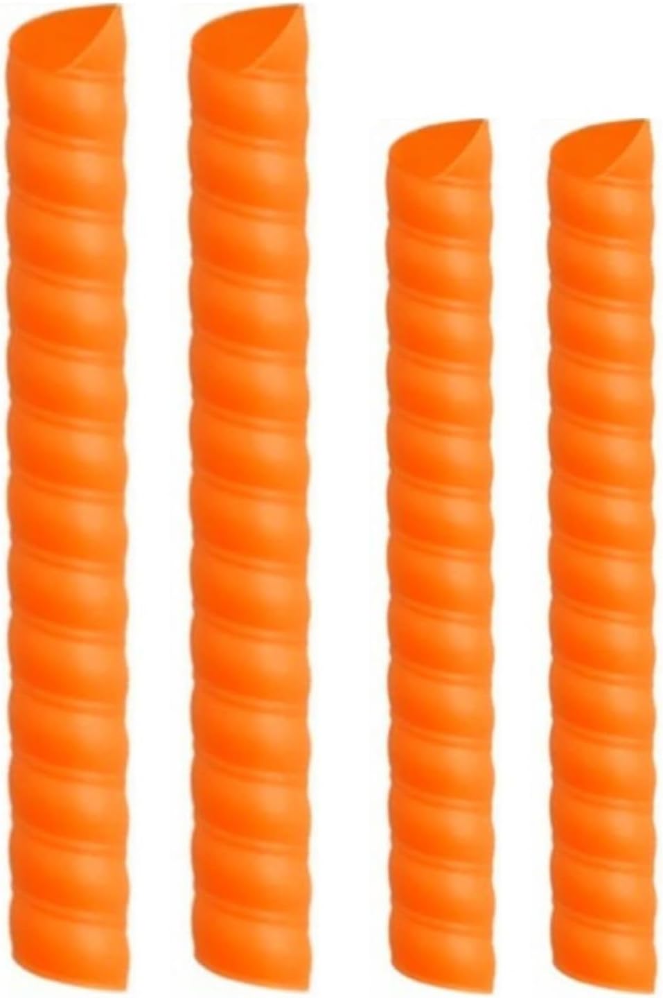 Ccykxa Set Mit 4 Baumschutzhüllen Zum Schutz Des Stammes, Abwehrhüllen Gegen Rehe Und Kaninchen, Verhindert Schäden Durch Bellen Und Nagen, Witterungsbeständig (orange)