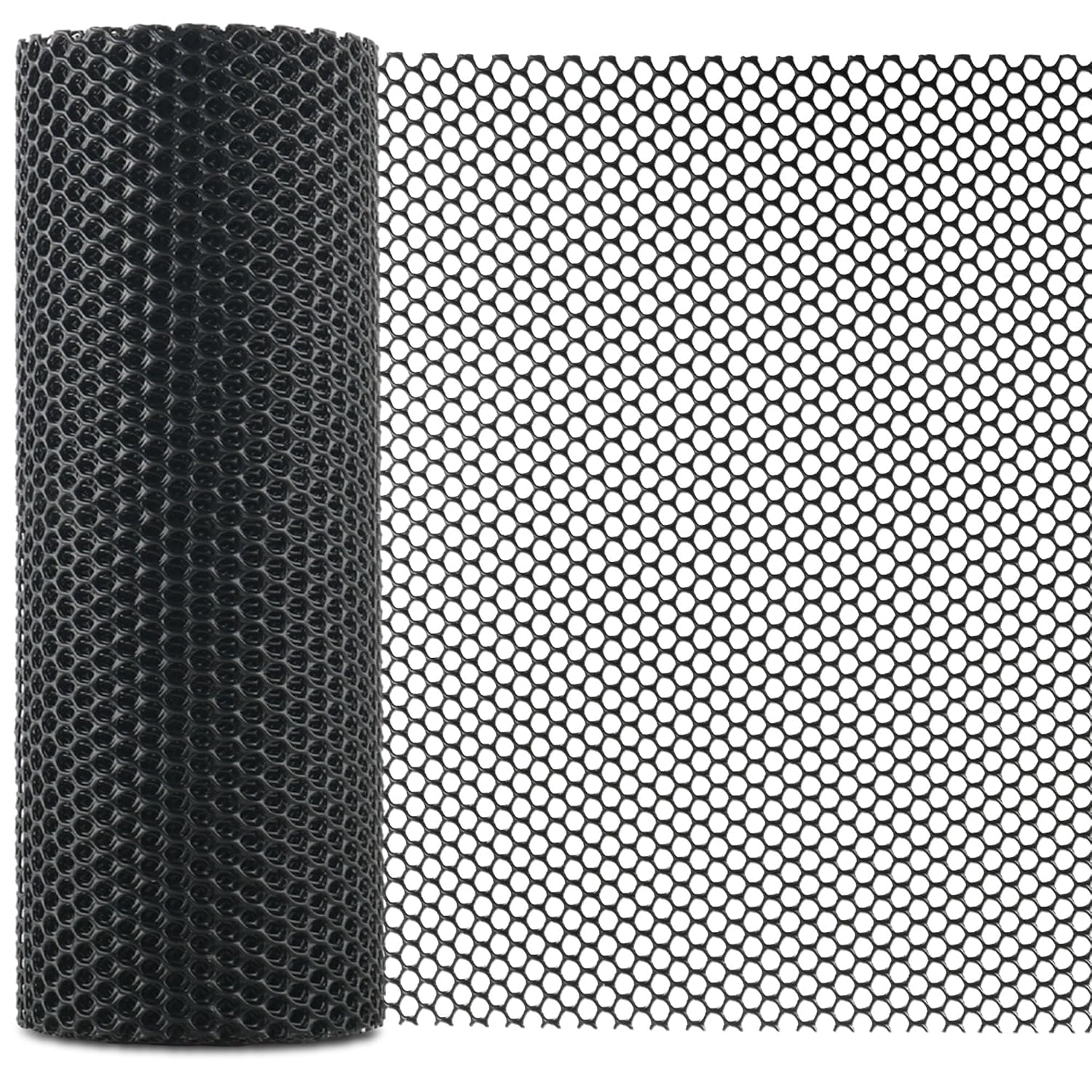 Ccykxa Schwarzer Kunststoff-maschendrahtzaun, 5 M X 40 Cm, Mehrzwecknetz Zum Schutz Von Bäumen, Barriere Für Katzen, Hunde, Kaninchen Und Pflanzen