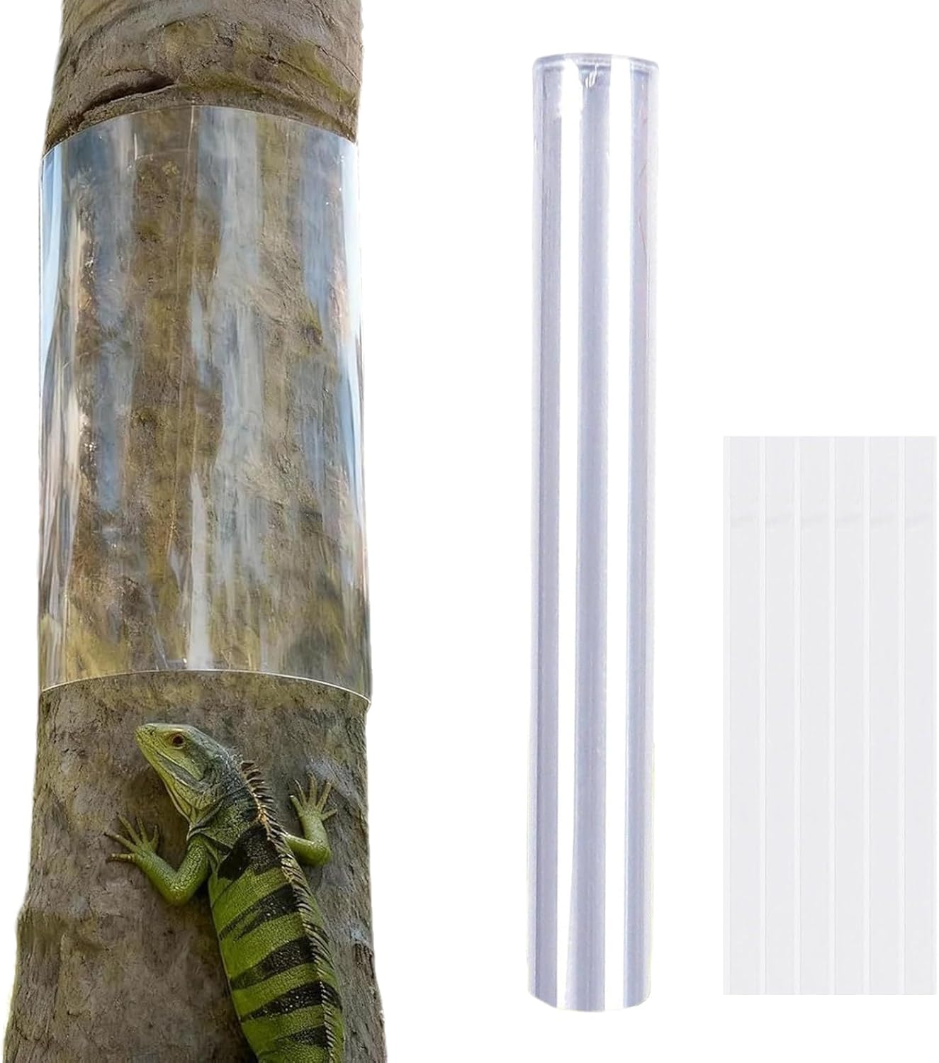Ccykxa Baumstamm-schutzband – Wasserdicht Und Transparent – Selbstklebend – Gartenzubehör – Winterbaumwolle – Für Rehe, Tiere, Eichhörnchen, Weihnachten, Winter, Sommer, Frühling, Rasen, Pflanzen, Äst