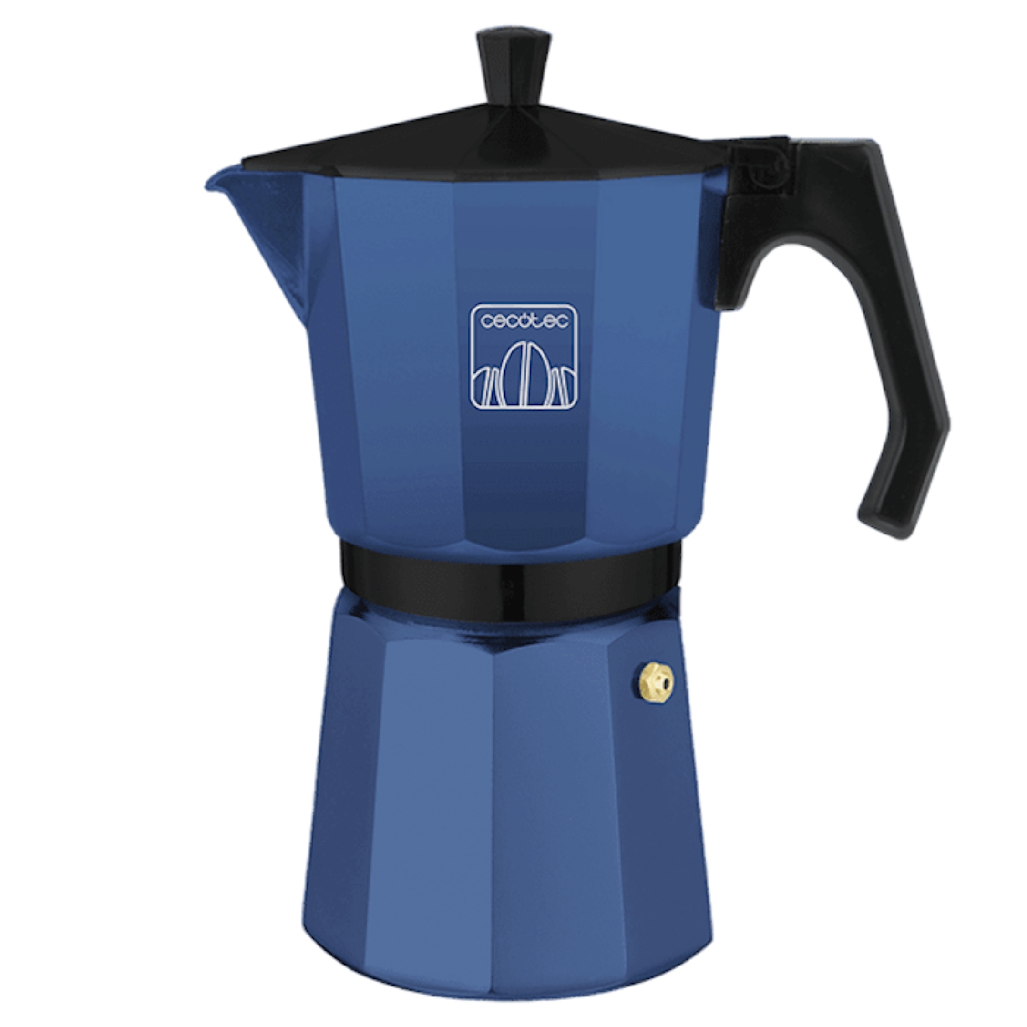 Cecotec Italienische Kaffeemaschine Italiensicher Espressokocher Cumbia Mokclassic 1200 Blue