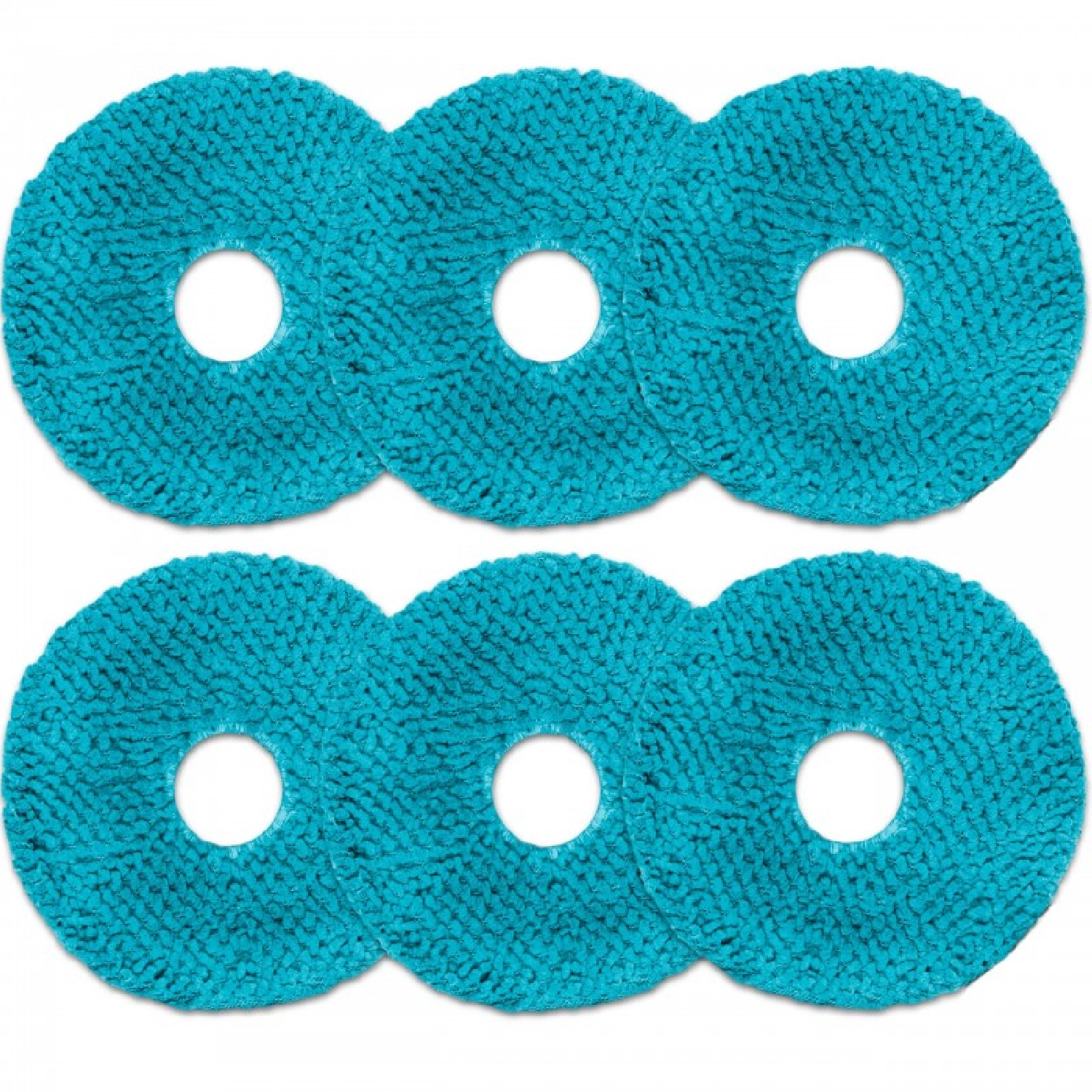 Cecotec Pack Mit 6 Wischmopps Für Saugroboter Conga X100. Originale Ersatzteile Mit Hoher Saugfähigkeit Und Beständigkeit, Einfach Zu Wechseln
