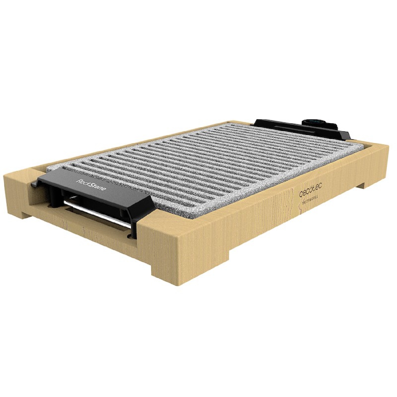 Cecotec Elektrische Griddleplatten Tasty&grill 2000 Bamboo Linestone
