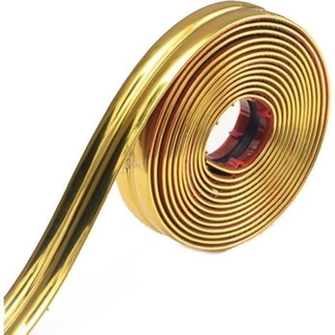 Pvc-bodenübergangsleiste Mit Verstellbarer Türschiene – Gold