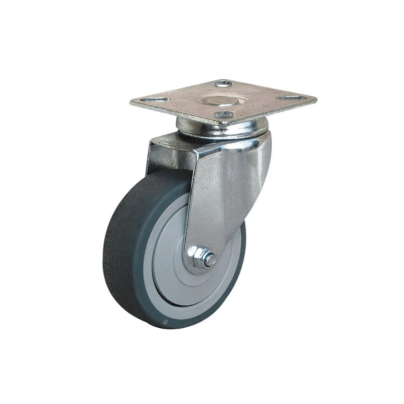Drehrolle Uniroll Platte 65x65mm Drehbar Durchmesser 75mm Höhe 102mm