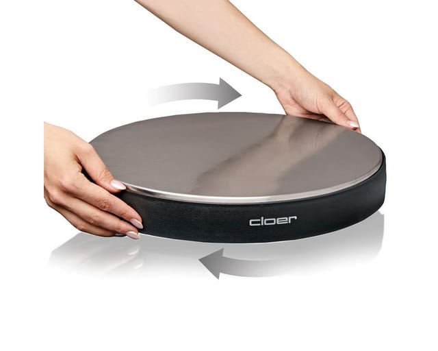 Cloer 6718 Warmhalteplatte, Schwarz