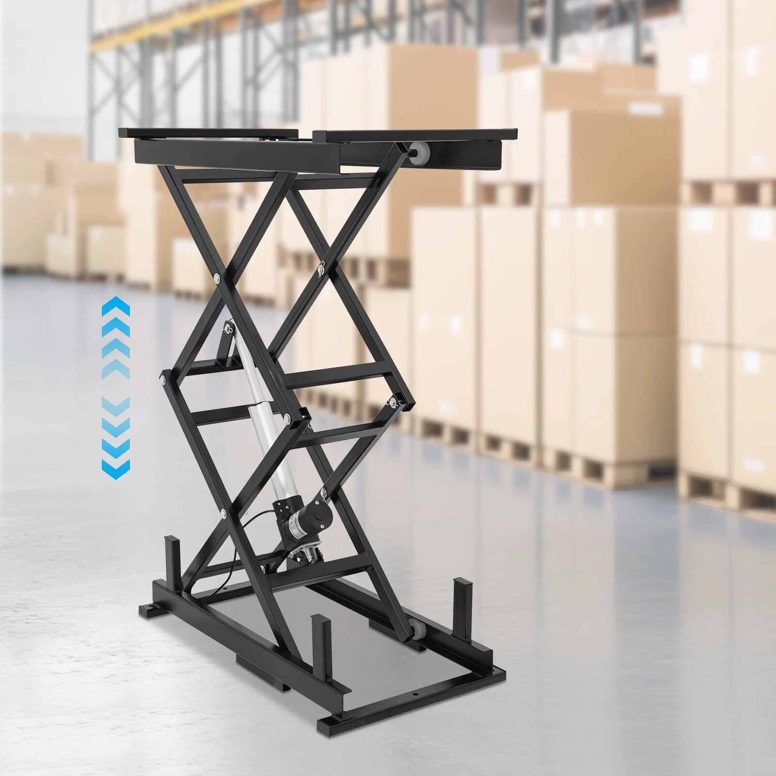 Elektrischer Schnittheber, Höhenverstellbar, Klappbar, Mit Sicherheitsschutz, Mehrzweckhebewerkzeug, 76 42 26,5 Cm