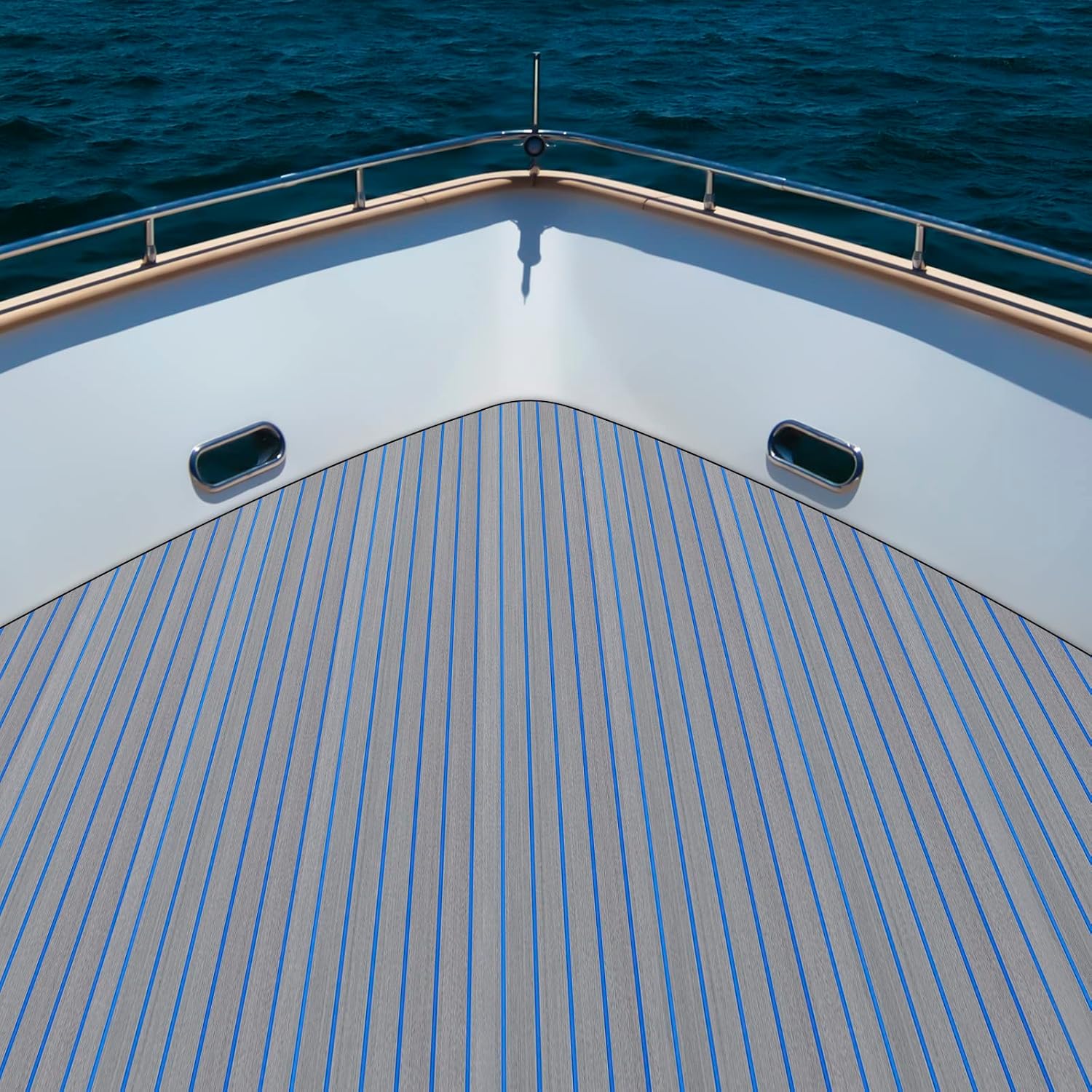 Eva Schiffsdeckmatte, Rutschfeste, Wasserdichte Bodenschutzpatte Für Schiffsdeck, Schwimmbrücke, Gartenboden, 240 60cm