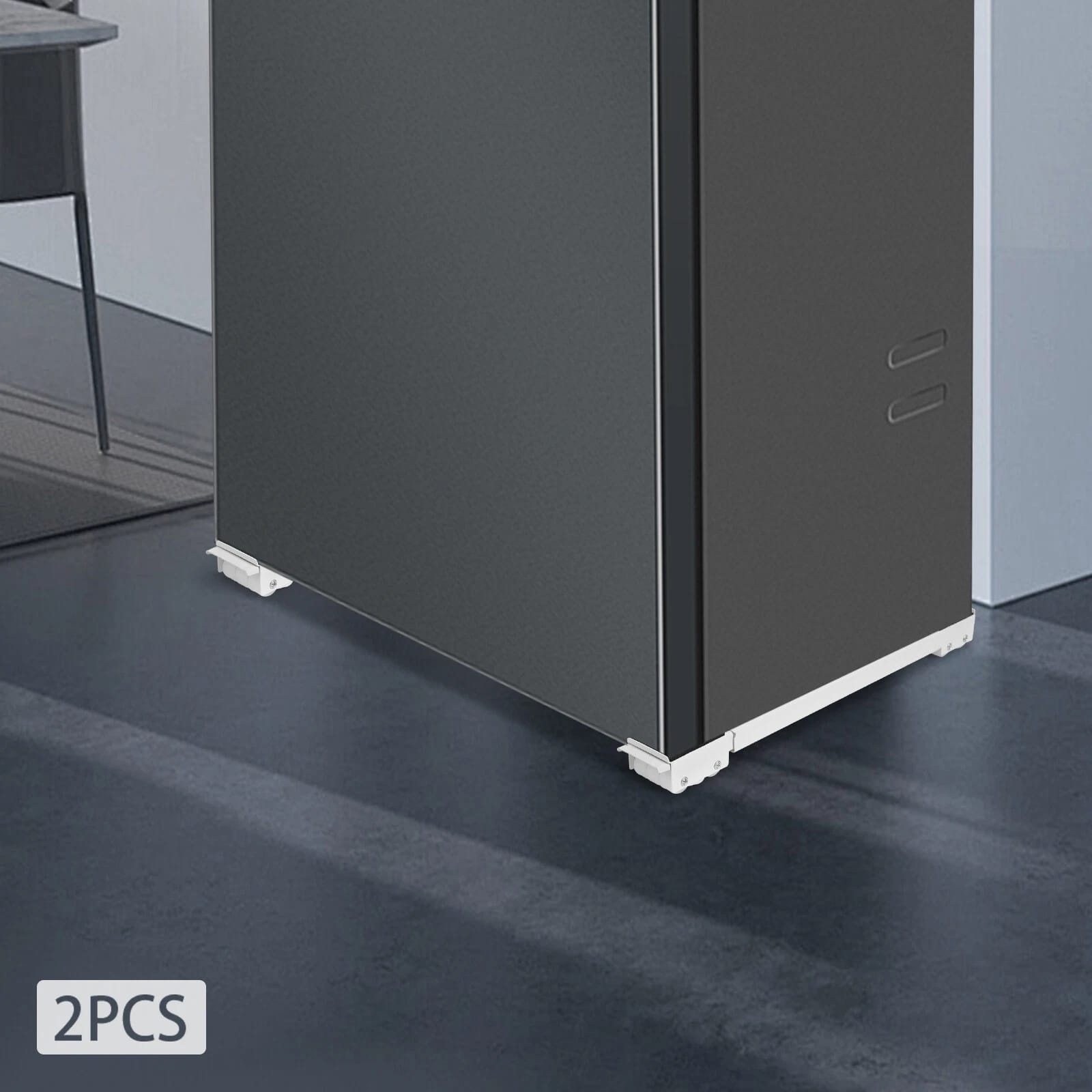 2 Stück Schwere Elektrische Rollenbasis, Waschmaschine Rutschschutz Bewegliche Basis Halter, Kann 200 Kg Tragen