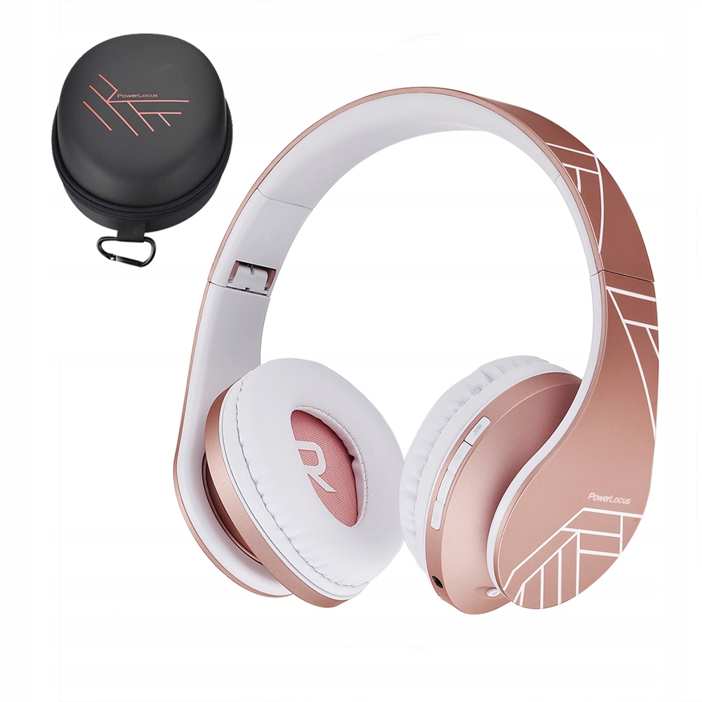 Powerlocus Kinder-kopfhörer In Roségold, Kabellos, Bluetooth/fm Für Kinder
