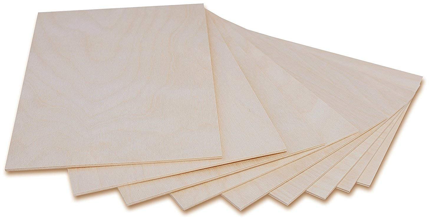 Creative Deco 20 X Sperrholzplatte 3mm 500 X 300 (+/- 2) Mm Birkensperrholz Dünne
