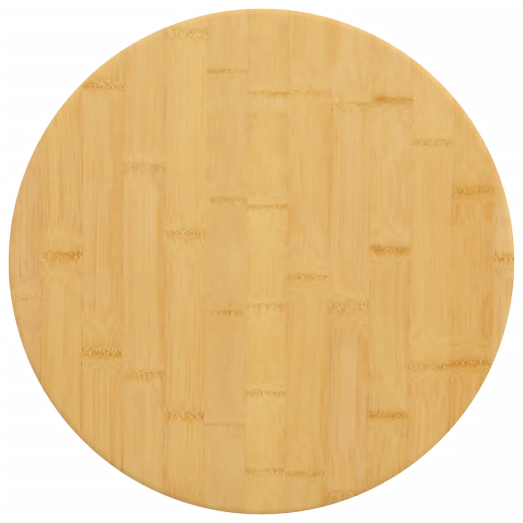 Tischplatte Ø50x4 Cm Bambus