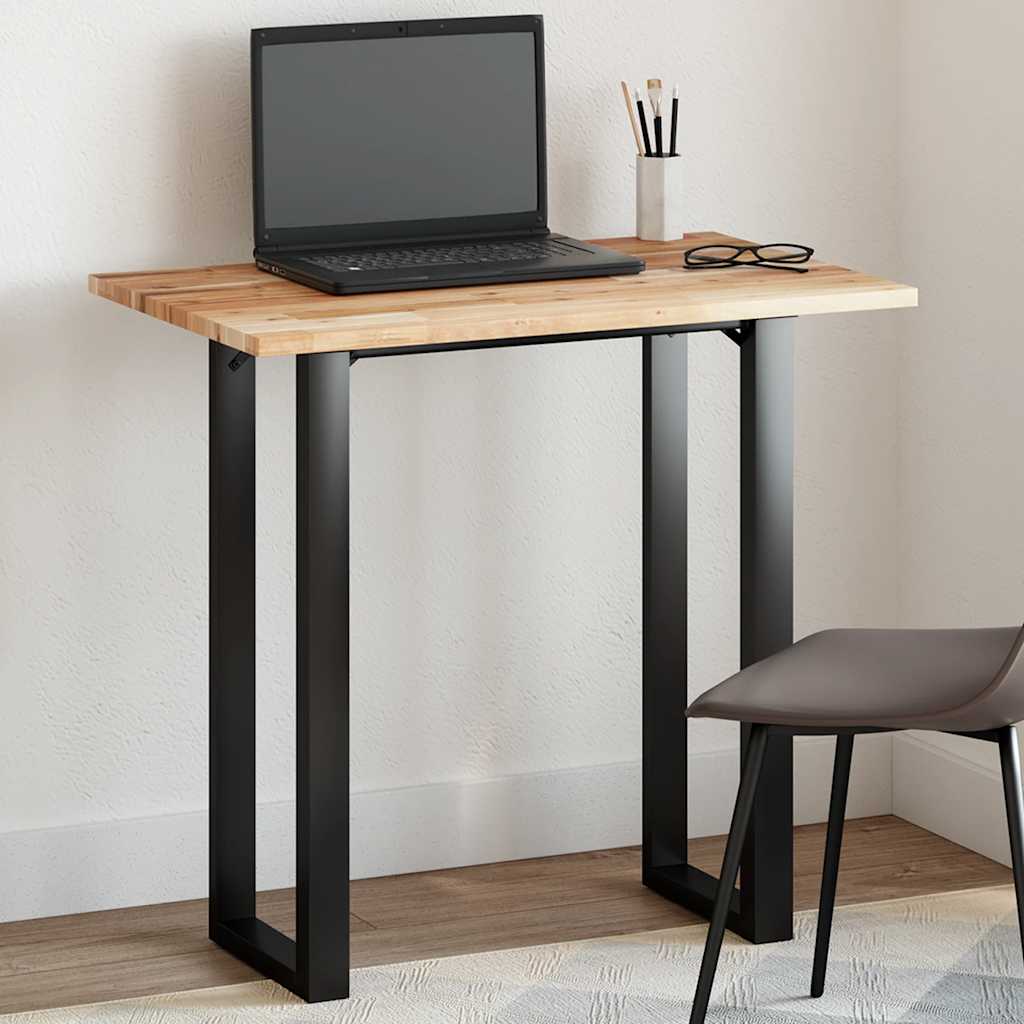 Tischplatte Rechteckig 80x50x2 Cm Massivholz Akazie