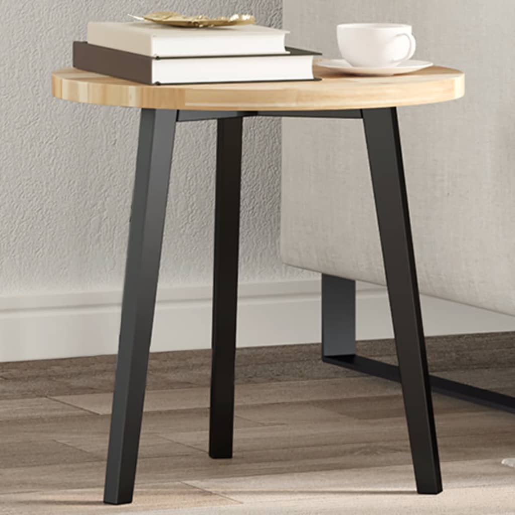 Tischplatte Rund Ø40x2 Cm Massivholz Akazie