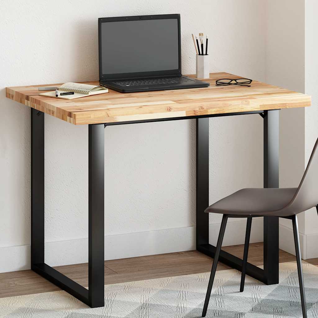 Tischplatte Rechteckig 100x80x4 Cm Massivholz Akazie