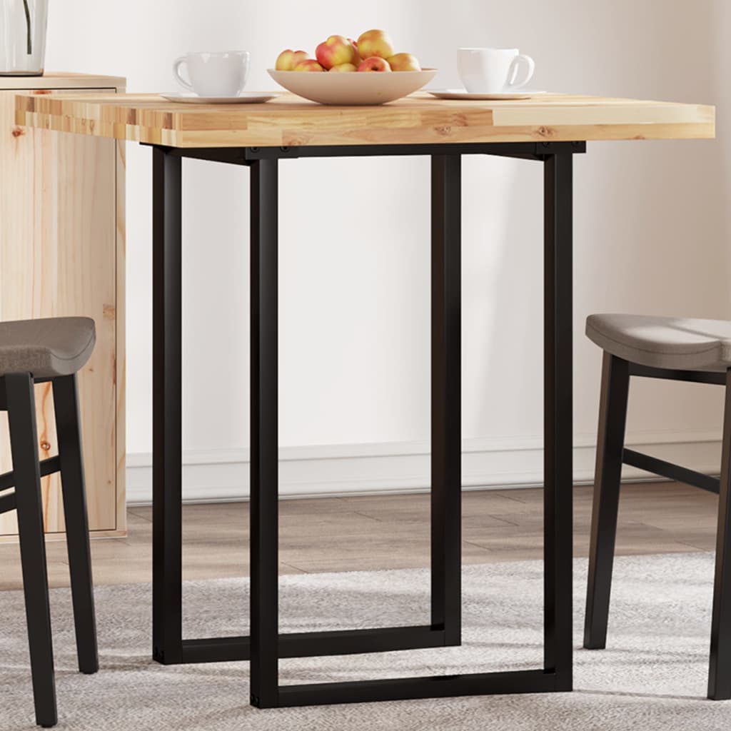 Tischplatte Quadratisch 70x70x4 Cm Massivholz Akazie