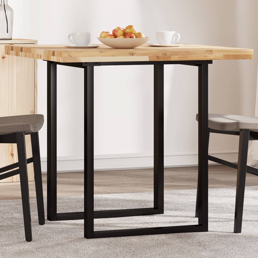 Tischplatte Quadratisch 80x80x4 Cm Massivholz Akazie