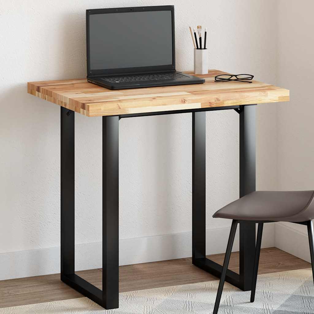 Tischplatte Rechteckig 80x60x4 Cm Massivholz Akazie
