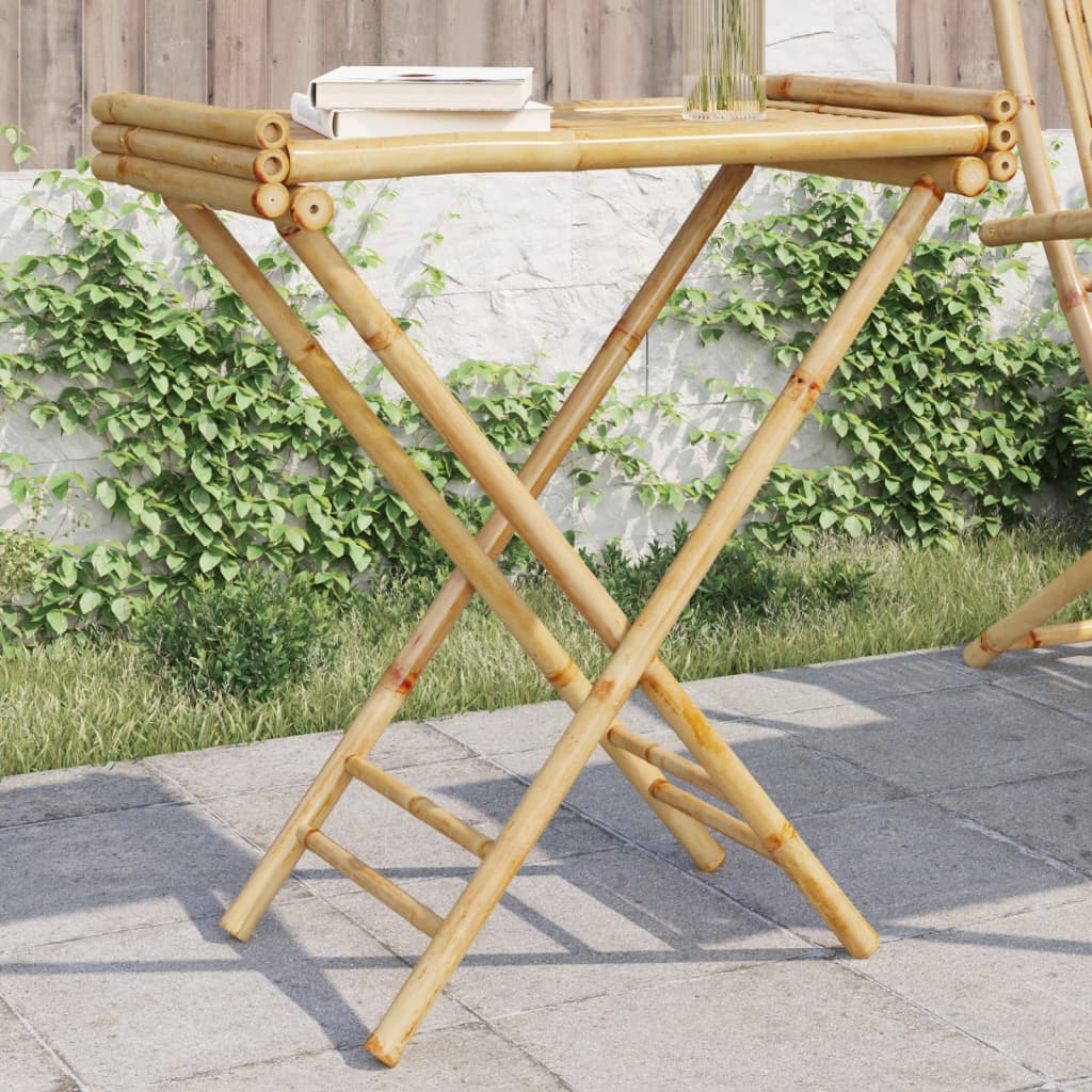 Tabletttisch Klappbar 70,5x42,5x80 Cm Bambus