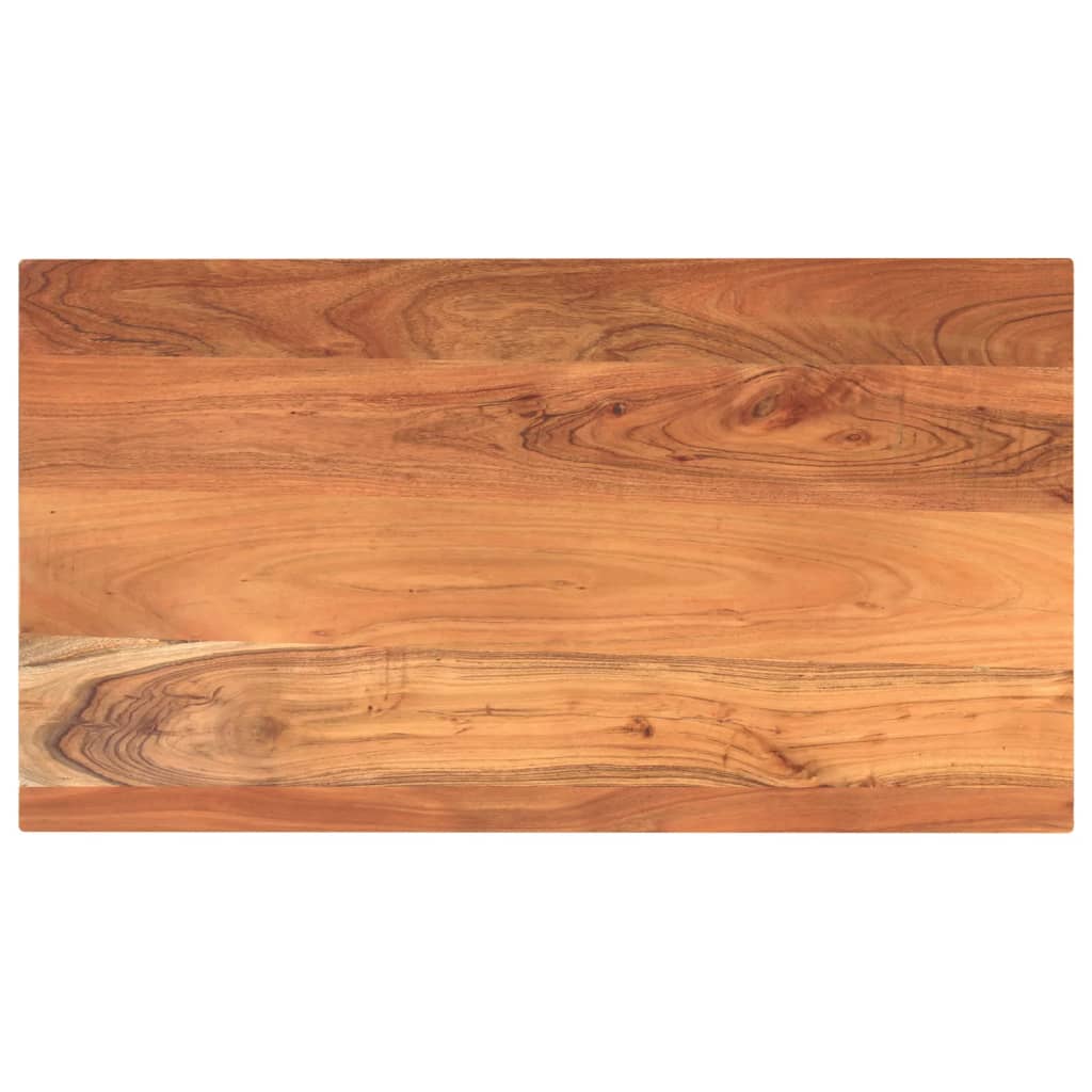 Tischplatte 100x50x3,8 Cm Rechteckig Massivholz Akazie