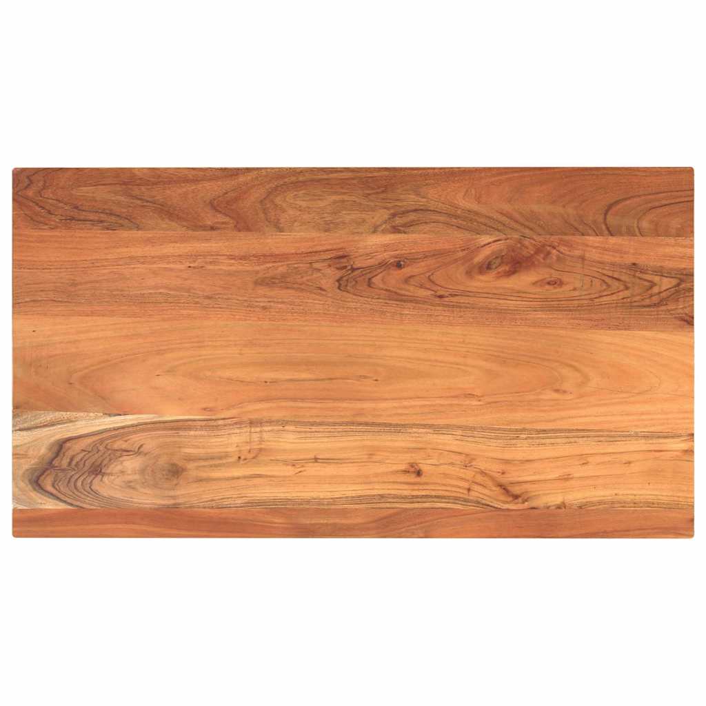 Tischplatte 100x70x2,5 Cm Rechteckig Massivholz Akazie
