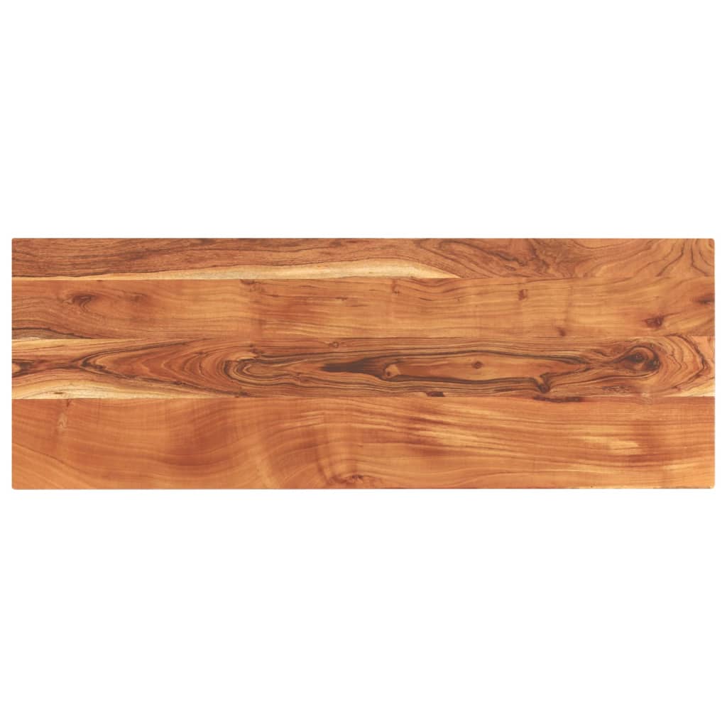 Tischplatte 140x60x3,8 Cm Rechteckig Massivholz Akazie