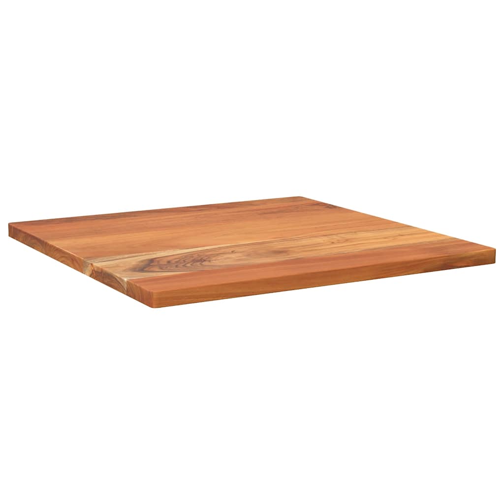 Tischplatte 50x50x3,8 Cm Quadratisch Massivholz Akazie