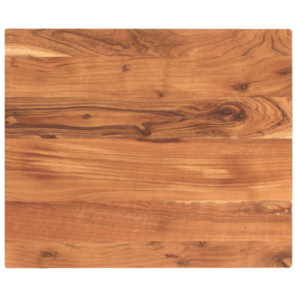 Tischplatte 60x50x3,8 Cm Rechteckig Massivholz Akazie