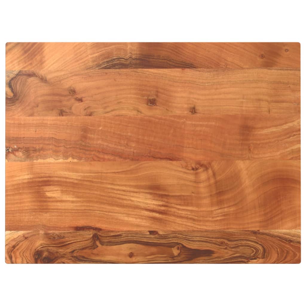 Tischplatte 70x60x3,8 Cm Rechteckig Massivholz Akazie