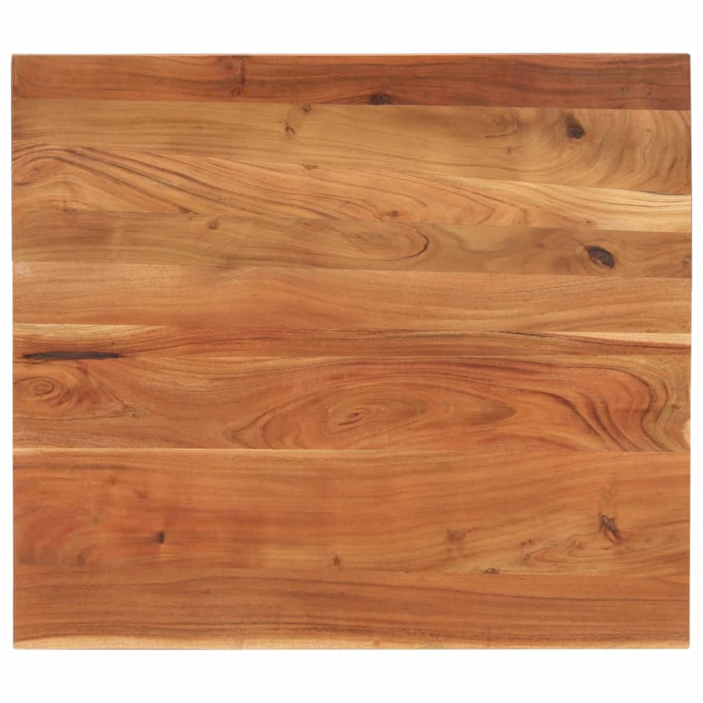 Tischplatte 90x80x3,8 Cm Rechteckig Massivholz Akazie