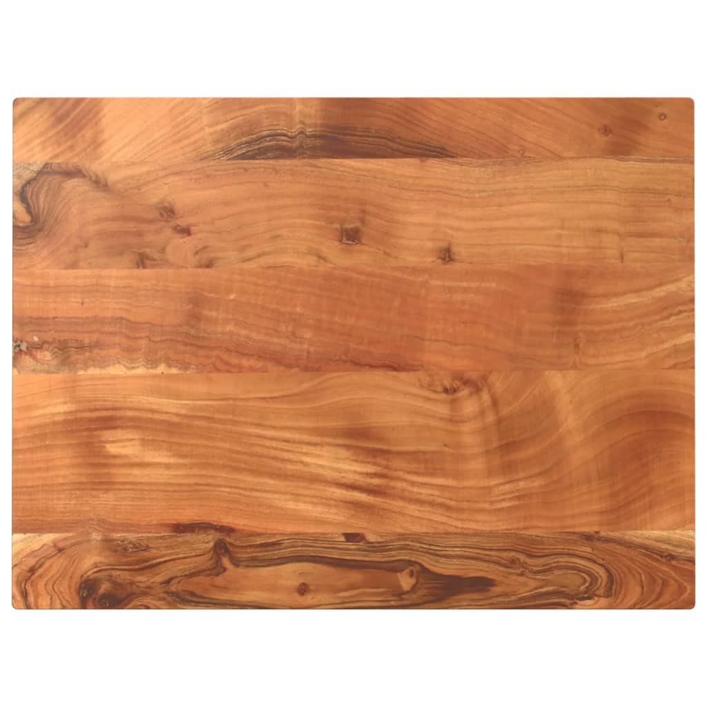 Tischplatte 90x60x2,5 Cm Rechteckig Massivholz Akazie