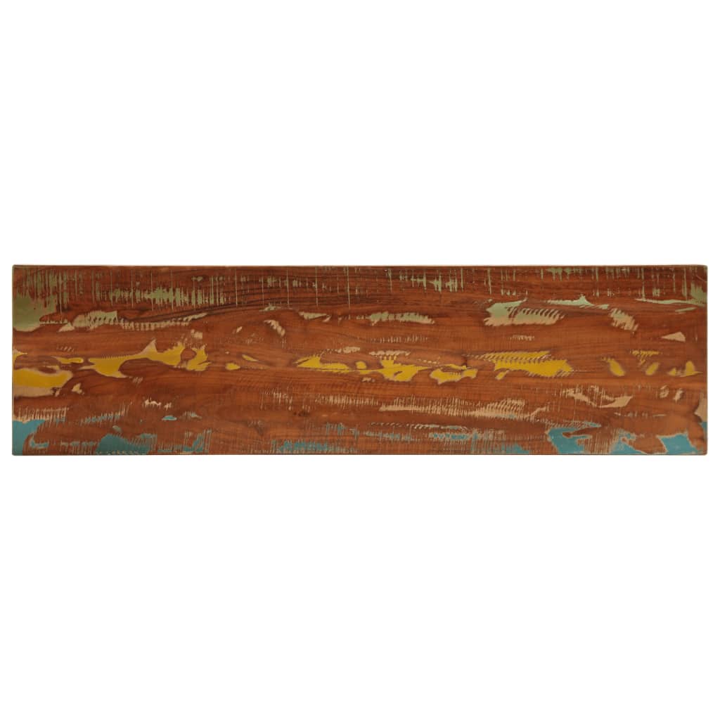 Tischplatte 110x40x2,5 Cm Rechteckig Altholz Massiv