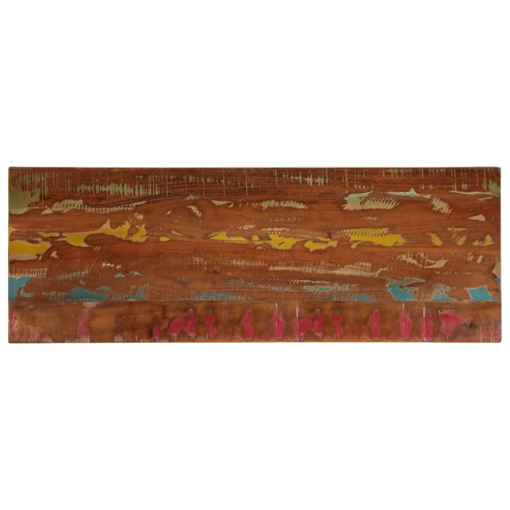 Tischplatte 140x50x2,5 Cm Rechteckig Altholz Massiv
