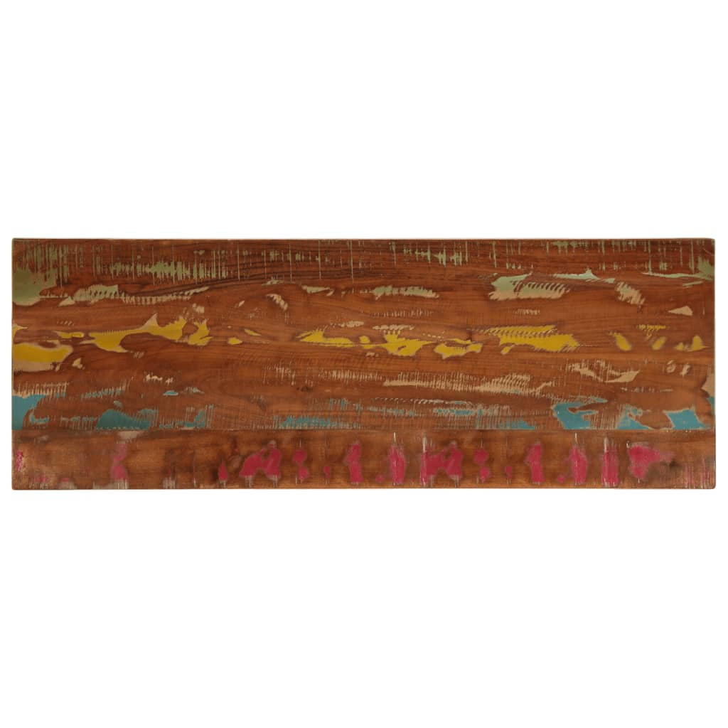 Tischplatte 140x60x2,5 Cm Rechteckig Altholz Massiv