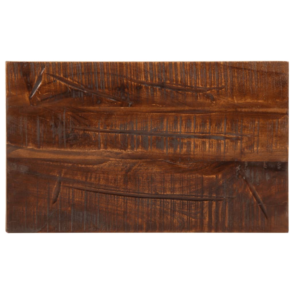 Tischplatte 50x40x3,8 Cm Rechteckig Altholz Massiv