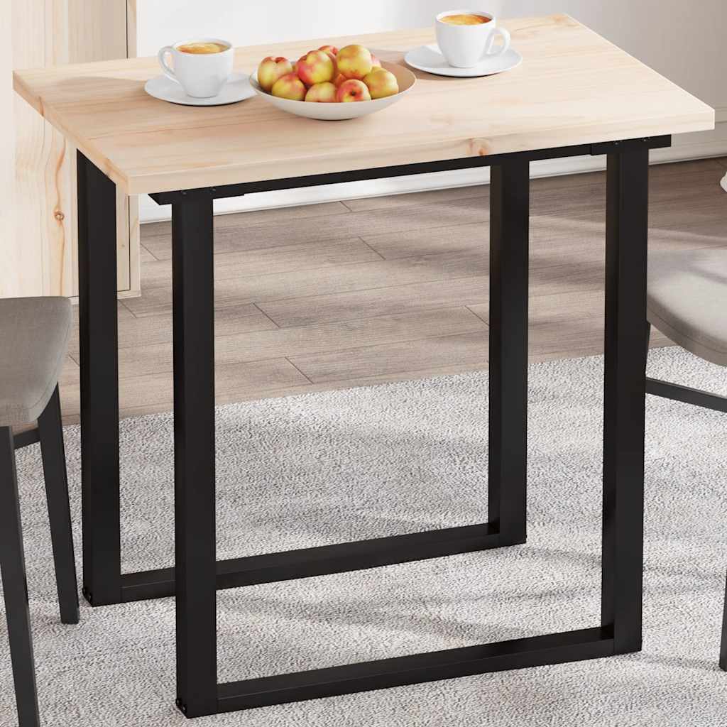 Tischplatte 80x50x2,5 Cm Rechteckig Massivholz Kiefer