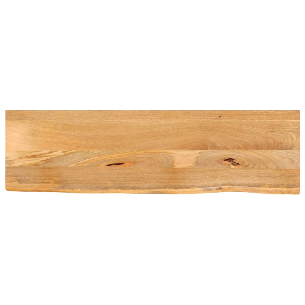 Tischplatte Mit Baumkante 140x20x2,5 Cm Massivholz Mango