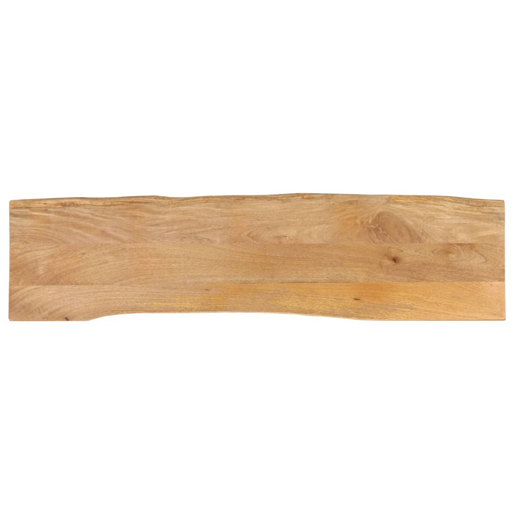 Tischplatte Mit Baumkante 180x40x2,5 Cm Massivholz Mango