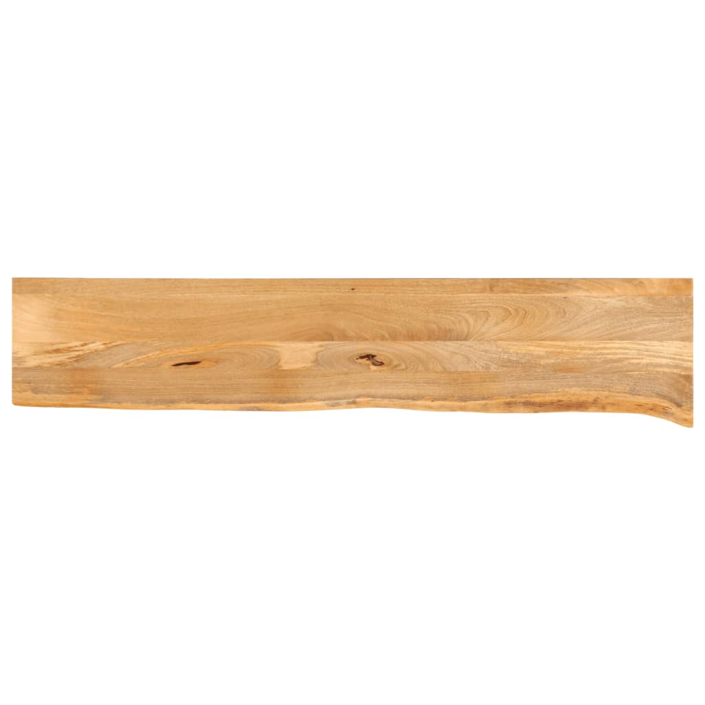 Tischplatte Mit Baumkante 180x30x3,8 Cm Massivholz Mango