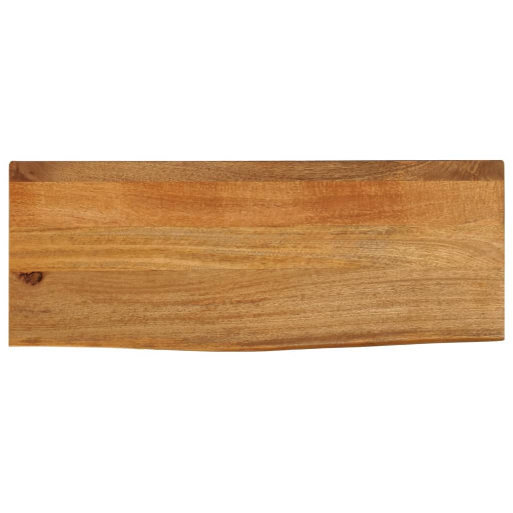 Tischplatte Mit Baumkante 80x20x2,5 Cm Massivholz Mango
