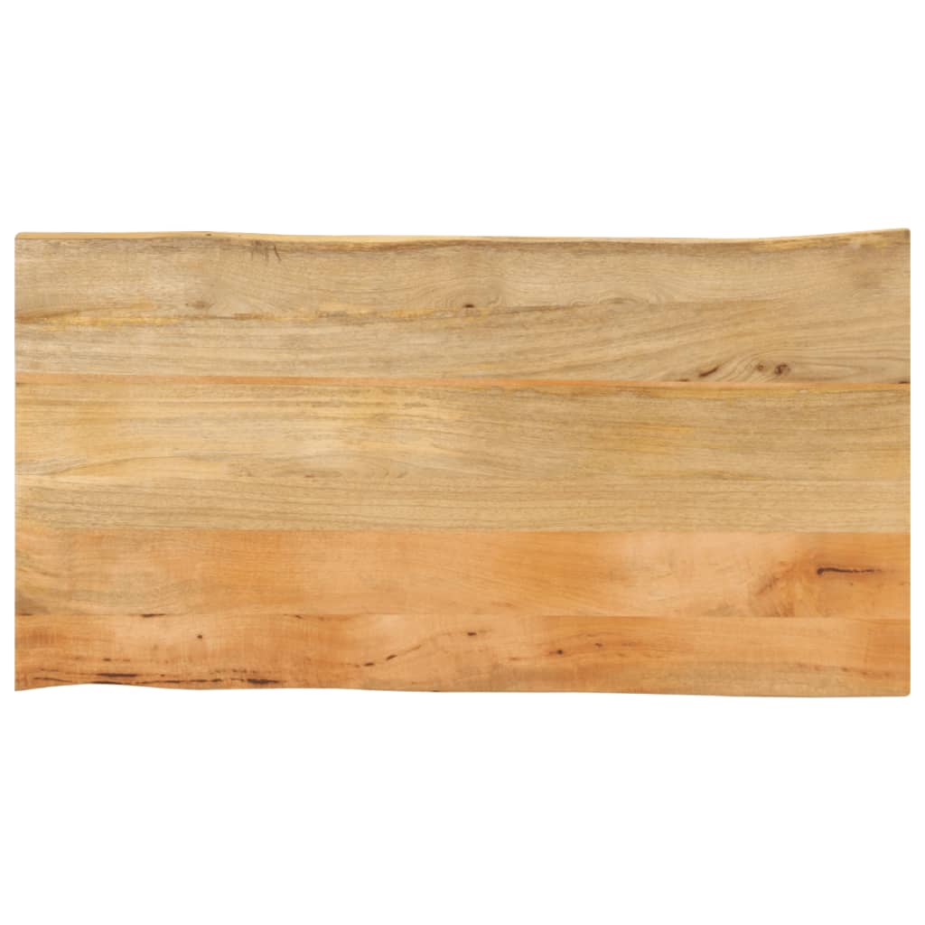 Tischplatte Mit Baumkante 110x60x2,5 Cm Massivholz Mango