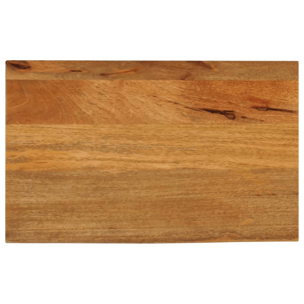 Tischplatte Mit Baumkante 50x30x2,5 Cm Massivholz Mango