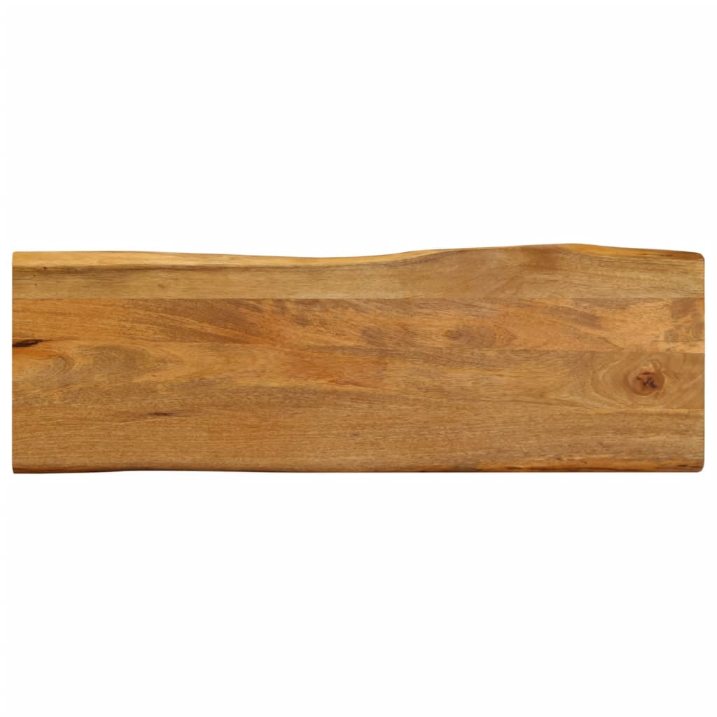Tischplatte Mit Baumkante 140x40x3,8 Cm Massivholz Mango