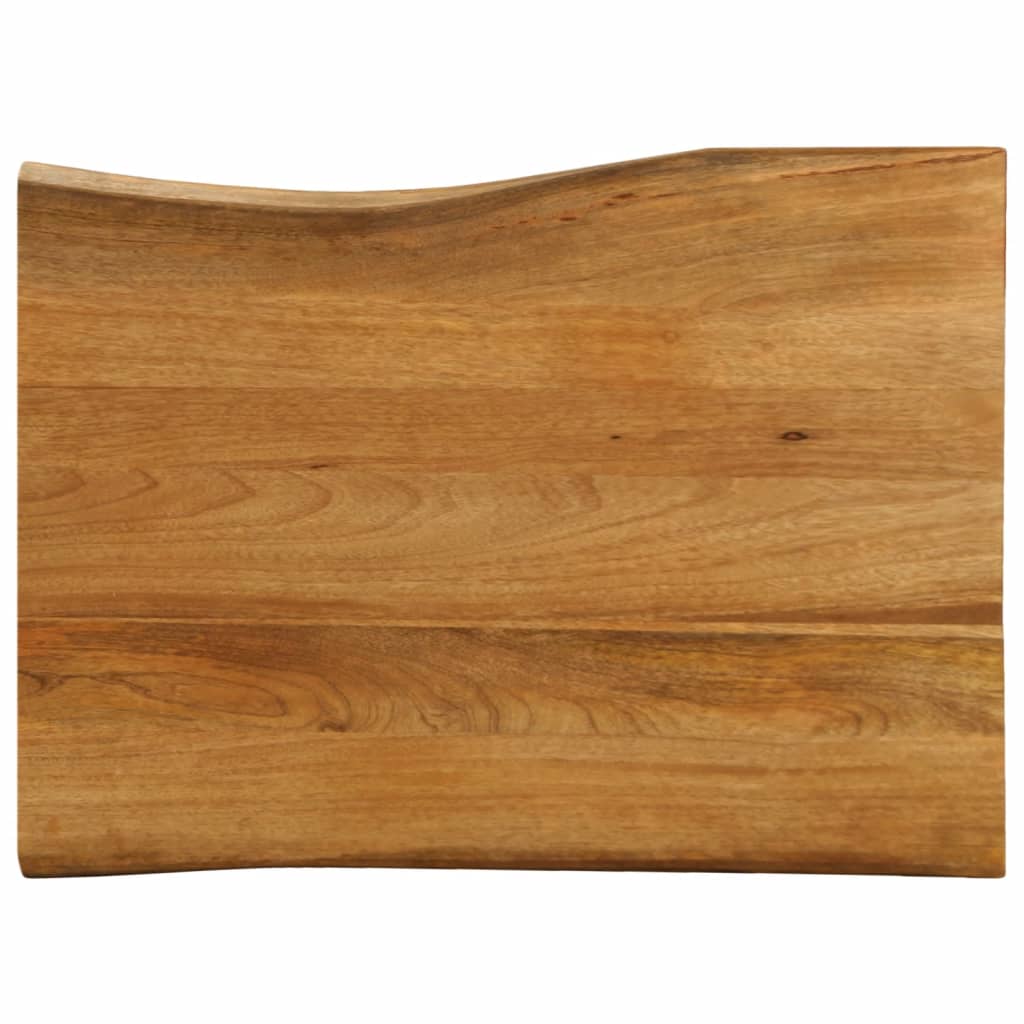Tischplatte Mit Baumkante 80x60x2,5 Cm Massivholz Mango