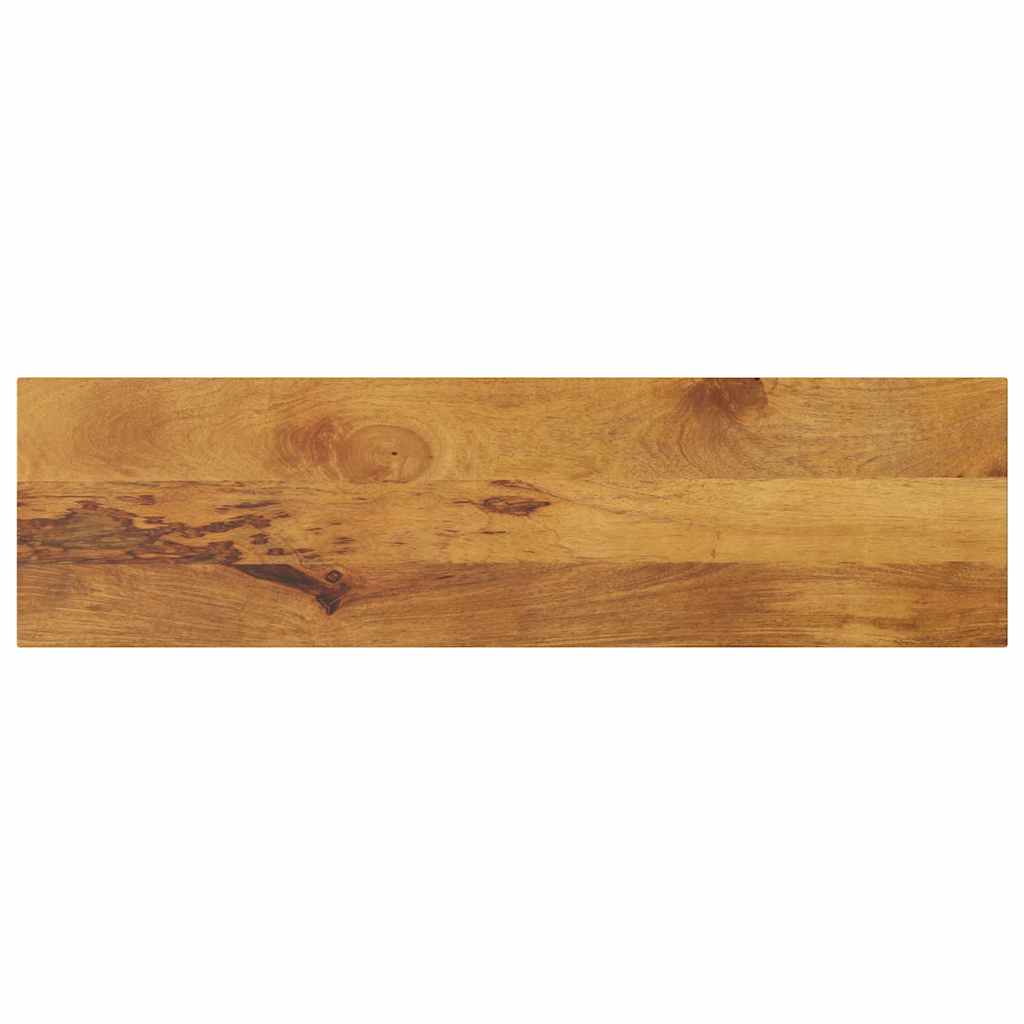 Tischplatte 100x30x3,8 Cm Rechteckig Massivholz Mango