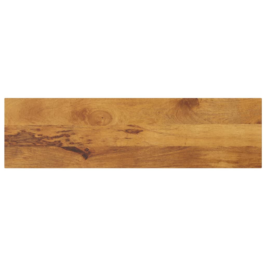 Tischplatte 100x30x2,5 Cm Rechteckig Massivholz Mango